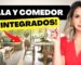 Alacenas de algarrobo en cocinas abiertas: Tips de organización